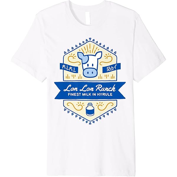 Amazon.com: Zelda Lon Lon Ranch Finest Milk in Hyrule T-Shirt